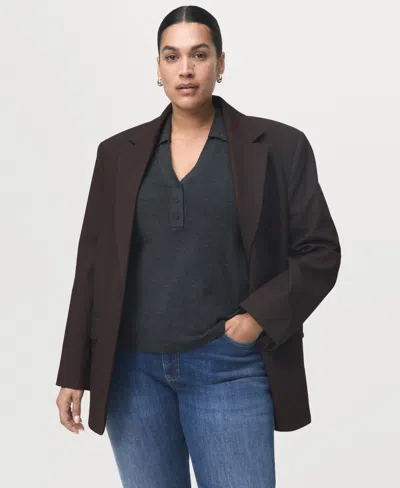 Mango Women's Mid-rise Skinny Jeans In Blue