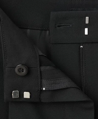 Mango Women's Pleated Wide Leg Pants In Black