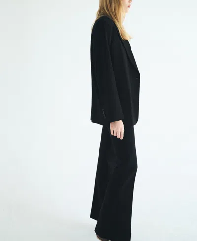 Mango Women's Mid-rise Flare Pants In Black