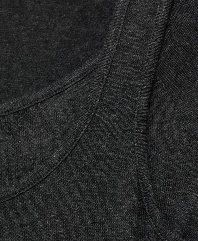 Mango Layered Sweater In Black