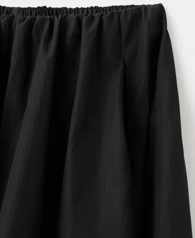 Mango Women's Long Flared Skirt In Black
