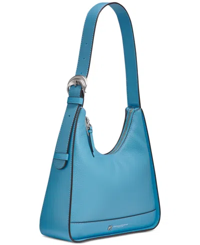 Donna Karan Cedarhurst Buckle Hobo In Blue