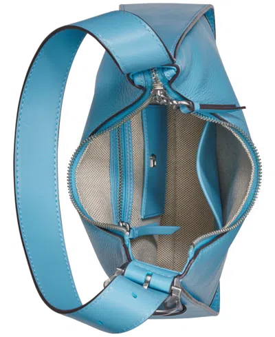 Donna Karan Cedarhurst Buckle Hobo In Blue