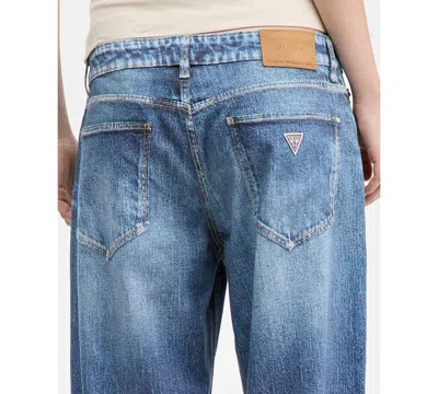 Guess Women's Low-rise Relaxed Baggy Jeans In Blue