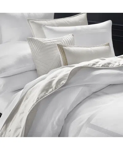 Hotel Collection Structure White Comforter Set In White