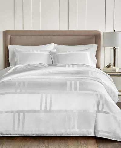 Hotel Collection Structure White Comforter Set In White