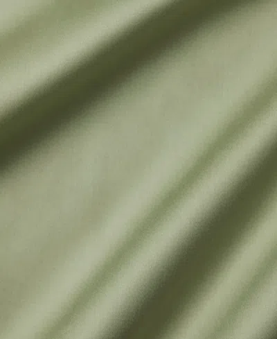 Sferra Fiona Cotton Fitted Sheet, Twin In Green