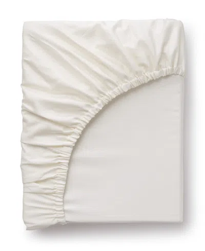 Sferra Fiona Cotton Fitted Sheet, Twin In Neutral