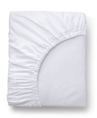 Sferra Fiona Cotton Fitted Sheet, Twin In White