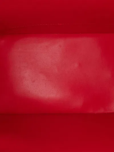 Pre-owned Louis Vuitton 2000 Monogram Vernis Houston Tote Bag In Red