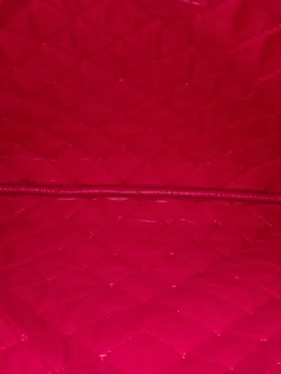 Pre-owned Chanel 2014 Large Quilted Lambskin O Case Clutch Bag In Pink