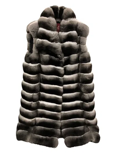 Dad Furs Milano Bianca Jacket In Gray