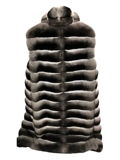 Dad Furs Milano Bianca Jacket In Gray