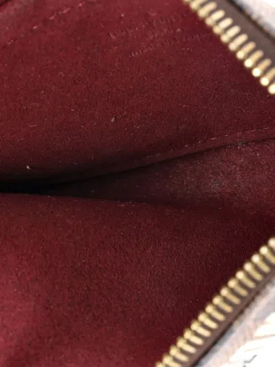 Pre-owned Louis Vuitton Milla Pochette Limited Edition Damier Mm Clutch Bag In Brown