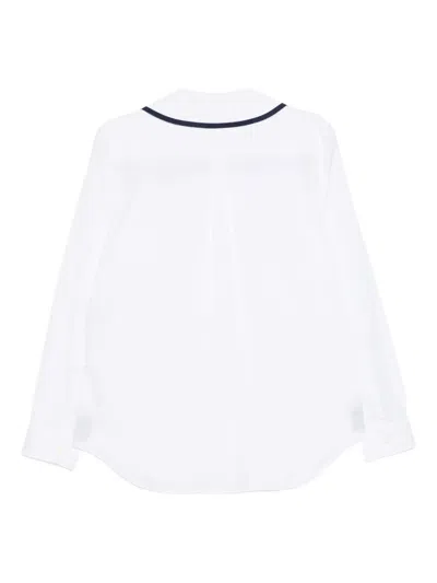 Comme Des Garcons Girl White Cotton Shirt In White