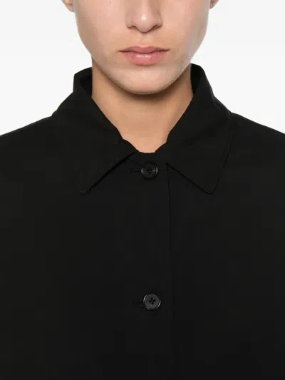 The Row Evadne Buttoned Jacket In Black