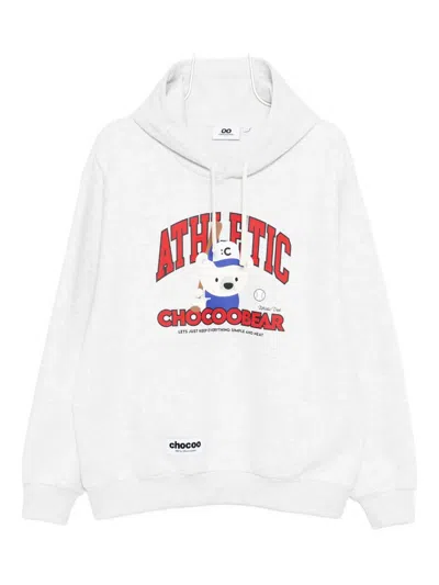 Chocoolate Chocoo Bear Hoodie In White
