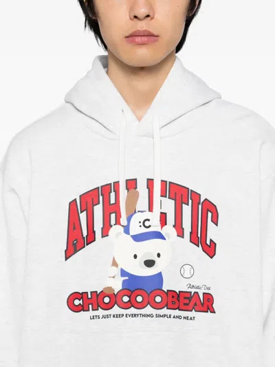 Chocoolate Chocoo Bear Hoodie In White