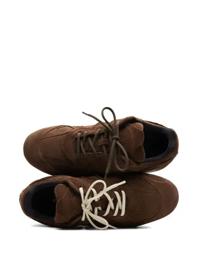 Axel Arigato Slow Runner Suede Panelled Sneakers In Brown