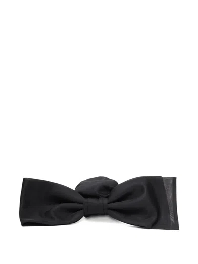 Vaquera Bow-detail Hat In Black