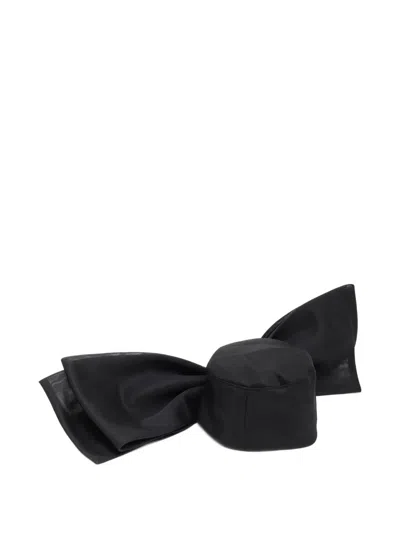 Vaquera Bow-detail Hat In Black