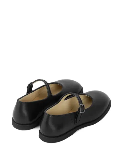 Homies Polly Buckled Ballet Flats In Black
