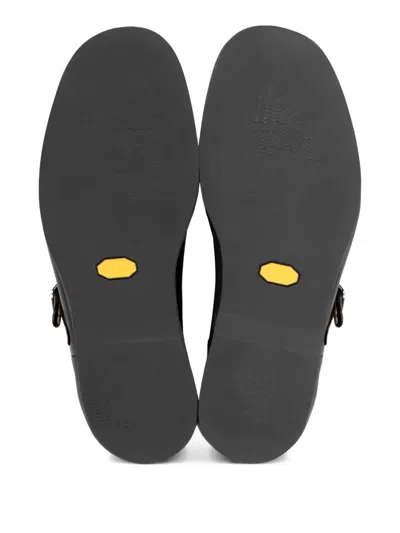 Homies Polly Buckled Ballet Flats In Black