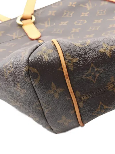 Pre-owned Louis Vuitton 2009 Monogram Shoulder Tote Bag In Brown