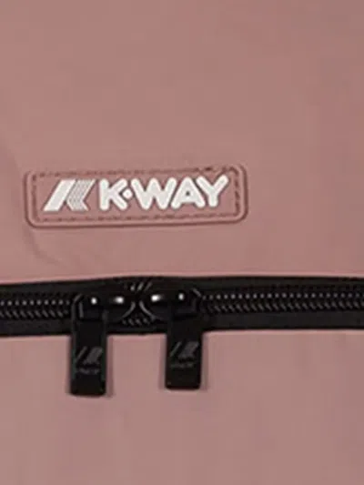 K-way Maizy Logo-patch Backpack In Pink