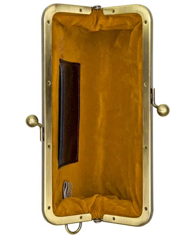 Patricia Nash Renna Bark Leaves Wristlet In Multi