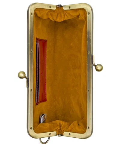 Patricia Nash Renna Bark Leaves Wristlet In Multi