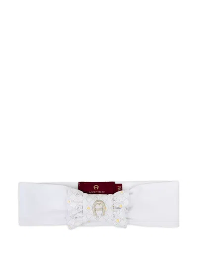 Aigner Bow-detail Headband In White