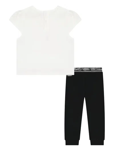 Karl Lagerfeld Graphic-print Tracksuit In Multi