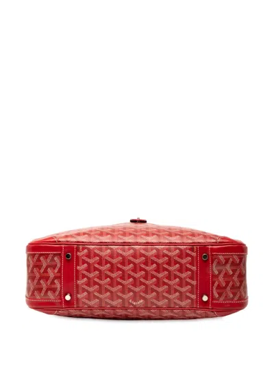 Pre-owned Goyard 2005-2015 Ine Saint Jeanne Mm Handbag In Red