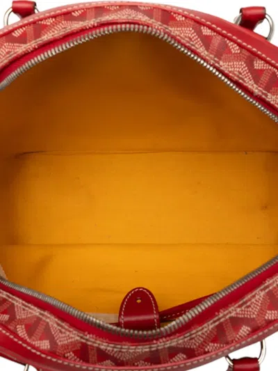 Pre-owned Goyard 2005-2015 Ine Saint Jeanne Mm Handbag In Red