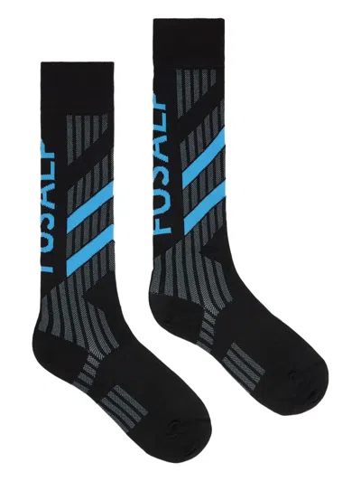 Fusalp Tech Jacquard Socks In Black