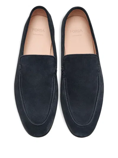 Forsa Suede Loafers In Blue