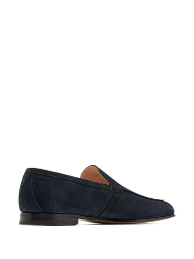 Forsa Suede Loafers In Blue