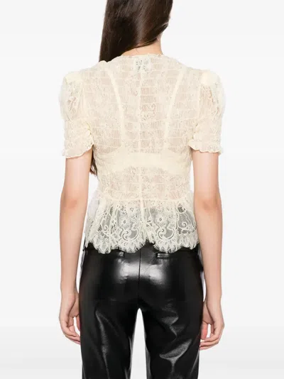 Reformation Aggie Top In Yellow