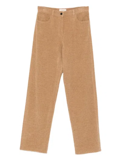 The Row Corduroy Trousers In Brown