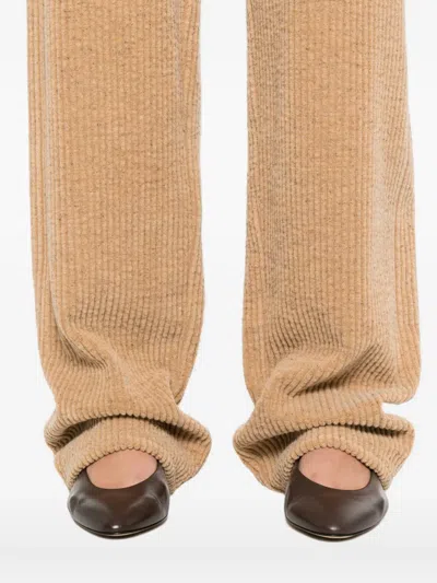 The Row Corduroy Trousers In Brown