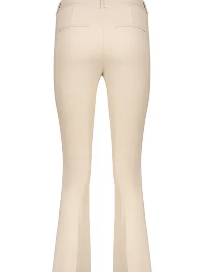 Herno Button-fastening Flared Trousers In Neutral