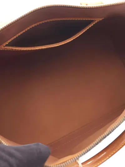 Pre-owned Louis Vuitton 1996 Alma Pm Monogram Tote Bag In Brown