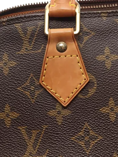 Pre-owned Louis Vuitton 1996 Alma Pm Monogram Tote Bag In Brown