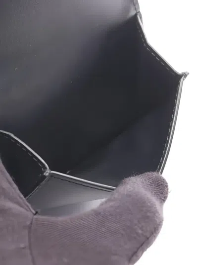 Pre-owned Bottega Veneta 2010s Intrecciato Tri-fold Wallet In Black