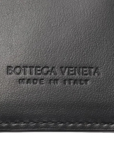 Pre-owned Bottega Veneta 2010s Intrecciato Tri-fold Wallet In Black