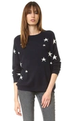 CHINTI & PARKER SLOUCHY STAR CASHMERE SWEATER