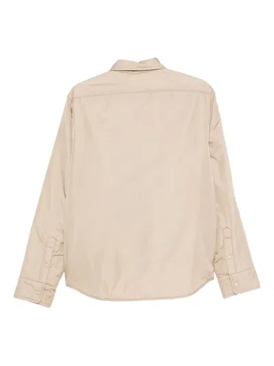 Aspesi Padded Shirt Jacket In Brown