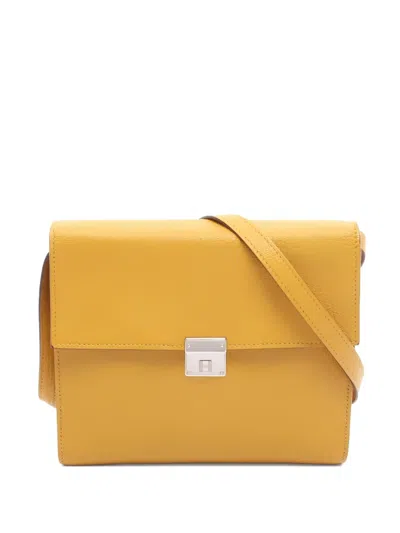Pre-owned Hermes 2018 Click 16 Sun Mini Bag In Yellow