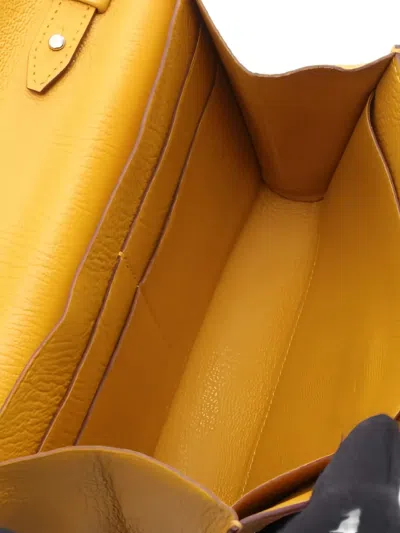 Pre-owned Hermes 2018 Click 16 Sun Mini Bag In Yellow